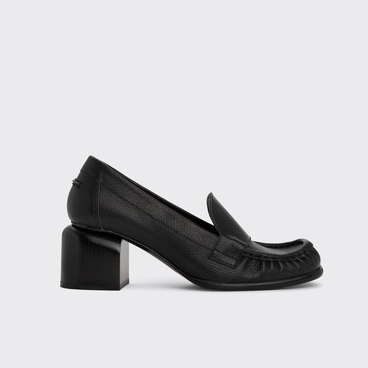 ロミー ヒール ローファー