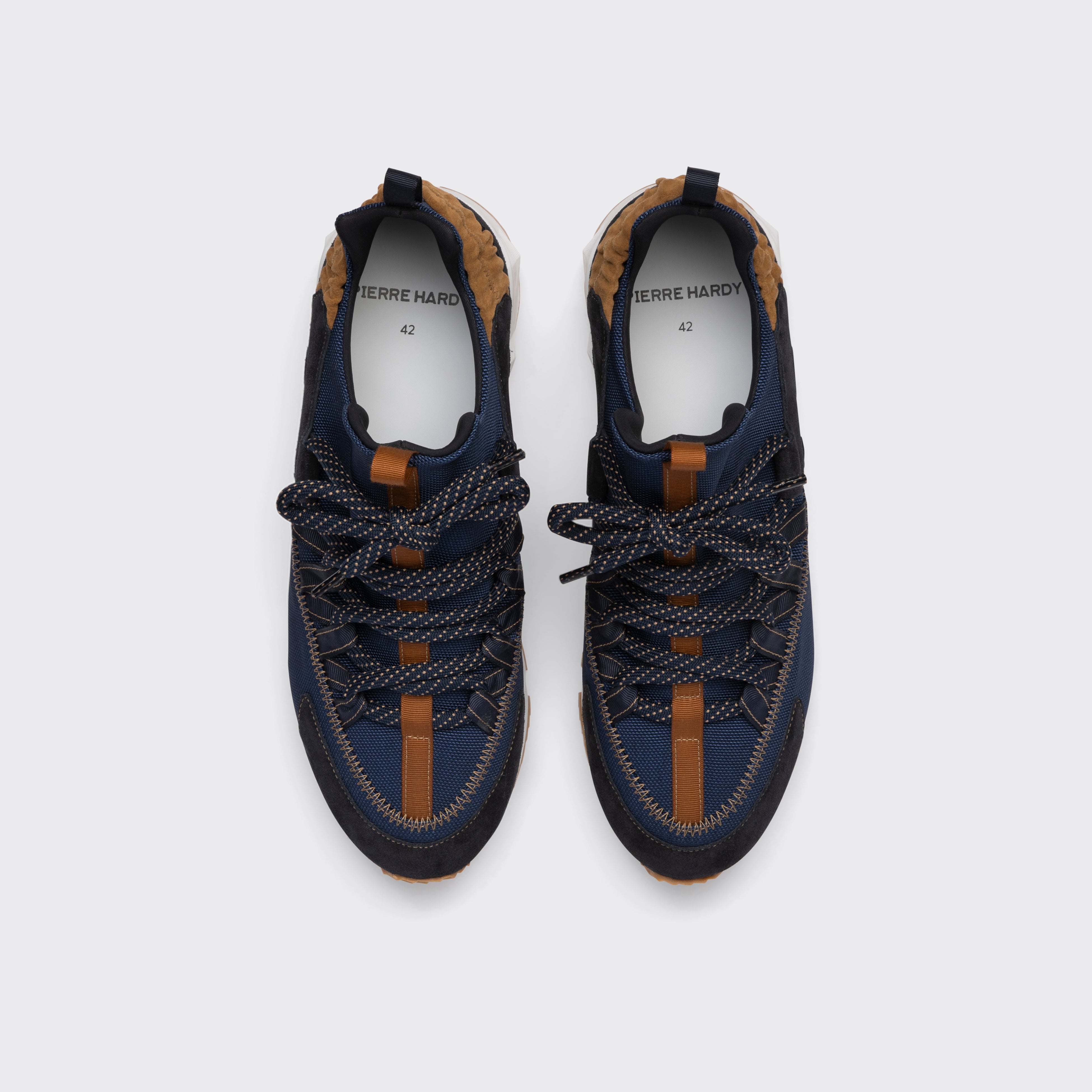 LX01ZS25SDCF-CV-NAVY-CAMEL – PIERRE HARDY ONLINE BOUTIQUE